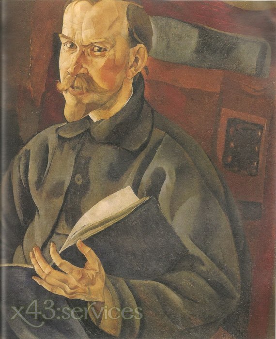 Boris Grigoriev - Portrait des Boris Kustodiev
